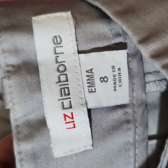 Liz Claiborne Emma Mid Rise Straight Fit Ankle Pant - Picture 6 of 6